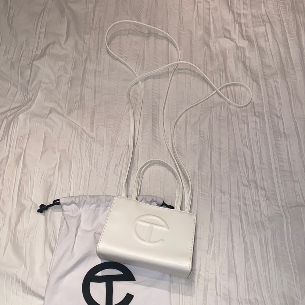 White small telfar bag
